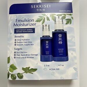 KOSE SEKKISEI Emulsion Moisturizer-2 Pack Set 4.7oz+2.3oz - NEW SEALED 2025